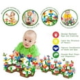 2024 DIY Flower Garden Building Toys for Kids Gardening Pretend Set Children Arts and Crafts