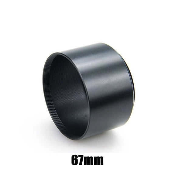 Camera Accessories Replacement Black Telephoto Metal Lens Hood Protective Shield Anti-Glare Cover Sunshade 67MM
