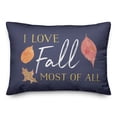 thumbnail image 2 of Creative Products I Love Fall 20 x 14 Spun Poly Pillow, 2 of 3