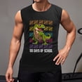 thumbnail image 2 of 100 Days of School Men'S Muscle T-Shirt, Sleeveless, Muscle Tank Tee Top M, 2 of 6