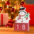 thumbnail image 3 of Injueey Calendario navideño de muñeco de nieve, decoración navideña reutilizable para decoración navideña, compromiso posventa Kits de decoración para fiestas, 3 of 6