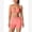 Coral, variant on Womens Seamless Workout Sets 2 Piece Strappy Halter Sports Bra Scrunch Butt Shorts Gym Yoga Outfits