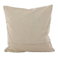 thumbnail image 2 of Fennco Styles Hand Beaded Floral Embroidery Cotton Filled Decorative Throw Pillow, 18"Wx18"L (Green), 2 of 3