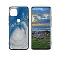 thumbnail image 1 of Compatible with Moto One 5G Ace Phone Case, Blue Marble 48 Case Men Women, Flexible Silicone Shockproof Case for Moto One 5G Ace, 1 of 1