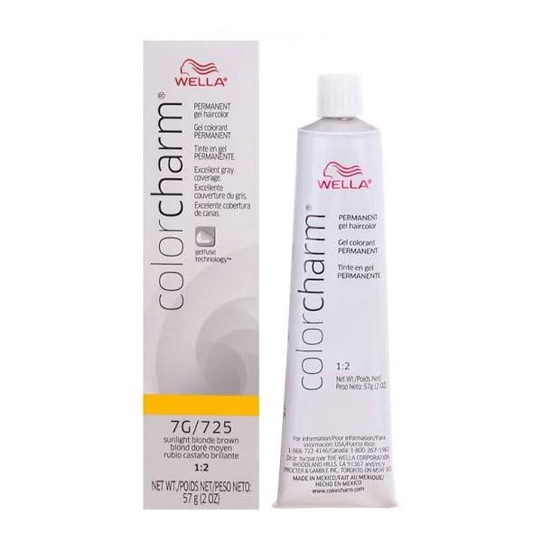 Wella Wella COLOR CHARM, HAIR COLOR Permanent Gel Haircolor, 7G/725