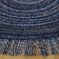 thumbnail image 3 of SAFAVIEH Renewal Donelle Solid Area Rug, Navy/Beige, 5' x 5' Round, 3 of 7