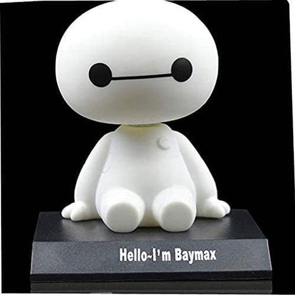 Pop Big Hero 6 Baymax Cute Cartoon Bobblehead Doll Toy Car Accessories/Dashboard Bobblehead for Car/Interior Decoration, Bobble Head Toy Gift