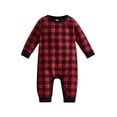 thumbnail image 2 of RUINIXCW Family Christmas Pajamas Matching Sets Spring Fall Winter Matching Pjs Set for Couples Women Men Long Sleeve Shirt and Plaid Pants Sleepwear Loungewear, 2 of 9