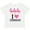 AA-White, variant on I Love Flamingos Pink Bird Girls Toddler T-Shirt