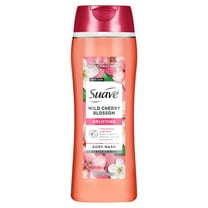 Suave Wild Cherry Blossom Moisturizing Body Wash with Glycerin & Vitamin E, 18 FL OZ