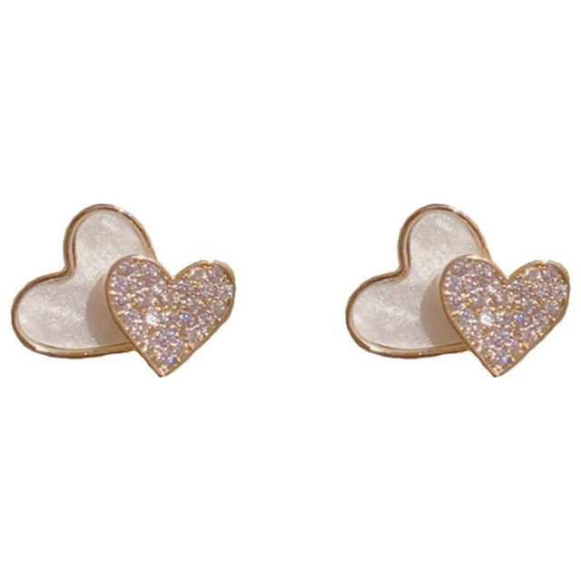 Hearth & Gear Valentine's Day Heart Earrings Heart Earrings Valentine's Day Earrings Versatile Style Geometric Earrings Dangle Star Earrings Earrings Loops Star Earrings Earrings Hoops Western