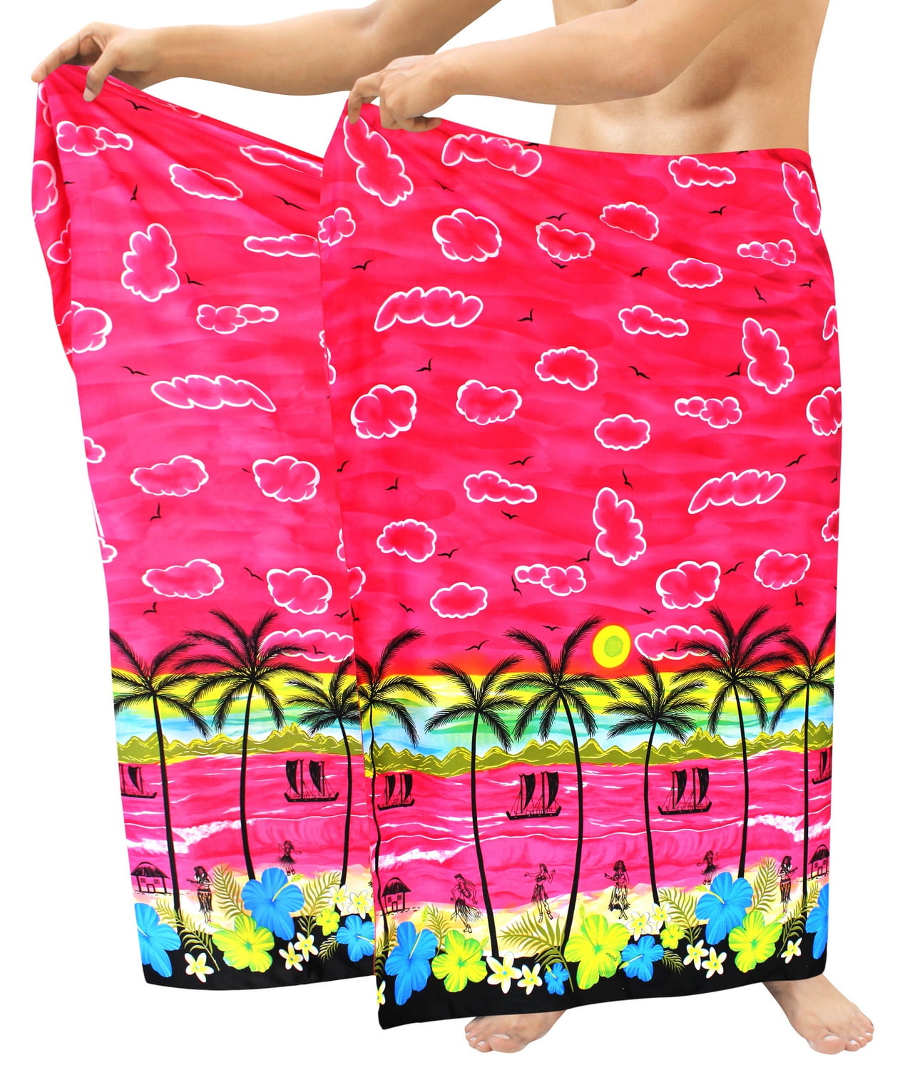 men's sarong swimwear
