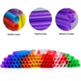 thumbnail image 3 of 100pc Jumbo Drinking Straw Individually Wrapped 9.45 Inch Long Extra Wide Smoothie Disposable Boba Bubble Milkshake Slush Straw, 3 of 5