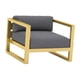 thumbnail image 4 of Sofá recto,Recepción Sofá Silla Sillón Reclinable Moderno Sala Espera,Sillón Sofá Moda Oficina con estructura de metal,Sillón Sofá Cojín Del Asiento Cómodo Al Aire Soltero de oro, 4 of 8