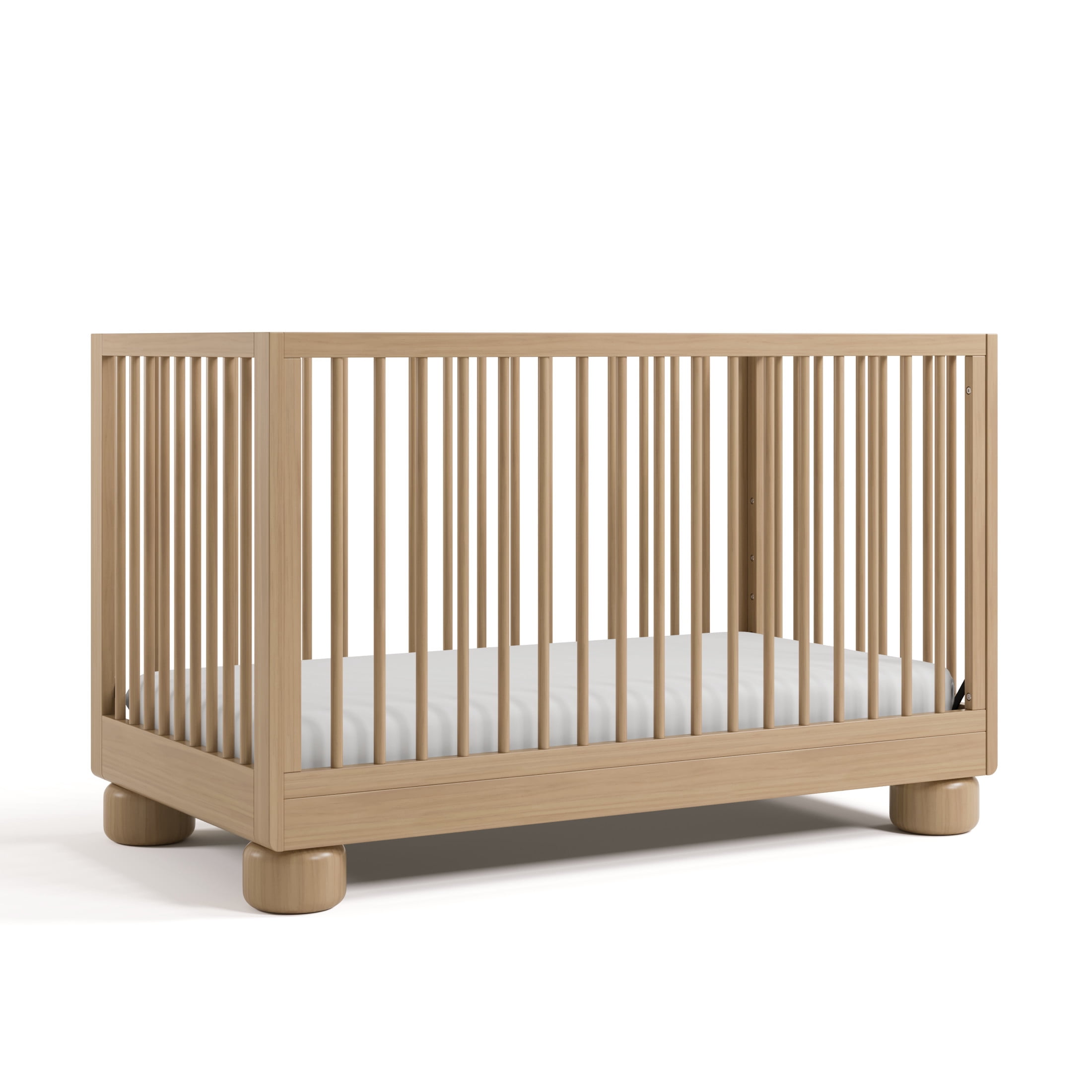 Storkcraft Sorrento 3-in-1 Convertible Crib with Bonus Toddler Guardrail - Driftwood