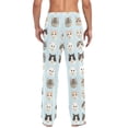 thumbnail image 4 of FORMRS Mens Pajama Pants with Pockets Soft Cotton Sleepwear Lounge Bottoms, Sizes S-2XL, Cute Cat Faces, 4 of 7