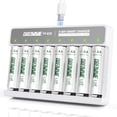 thumbnail image 1 of Pilas AA recargables DREAMME, paquete de 8, 1.5 V, 3600 mWh, 1 of 7