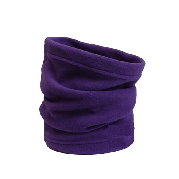 Injueey Calentador de cuello colores surtidos térmico cómodo cuello polaina espesar gran textura accesorios de ciclismo pañuelo para el cuello para Suministros térmicos Violeta Injueey HA059437-04