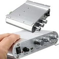 thumbnail image 3 of Estbridge LP-838 Mini HiFi CD MP3 Radio Car Auto Motorcycle Home Audio Stereo Bass Speaker Amplifier Subwoofer Boostrer Player 12V, 3 of 5