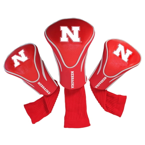 Team Golf Nebraska Cornhuskers 3 Pack Contour Fit Headcover
