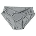 thumbnail image 3 of Women's Mid Rise Sexy Seamless Lace Edge Breathable Thin Ice Silk Briefs, 3 of 3
