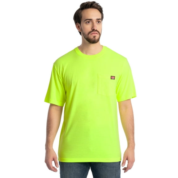 Wrangler Workwear Men's Short Sleeve Pocket T-Shirt, Sizes S-5XL and LT-4XLT (Men's, Big Men's, Tall Men's)