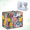 thumbnail image 4 of HELLHERO Sewing Machine Protector with Front Pocket Abstract Oil Painting Flower Keep Clean and Safe Keep Sewing Accessories Gifts for Sewing Enthusiasts, 4 of 8