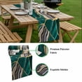 thumbnail image 5 of Green Marble Table Runner - 36 Inch Long, Kitchen Dining Table Runner Dresser Scarves, Grey Gold Texture Vintage Farmhouse Art Farmhouse Decor for Coffee Tables Wedding Party Banquet, 5 of 8