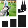thumbnail image 2 of Microfiber Fabric Waffle Pattern Golf Towel Golf Cleaning Towel for Golf Bags, 2 of 5
