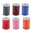 thumbnail image 4 of veasfak 1 Rouleau Rond Cordon Ciré de Coton / String pour Couture à la Main Artisanat en Cuir Rose, 4 of 9
