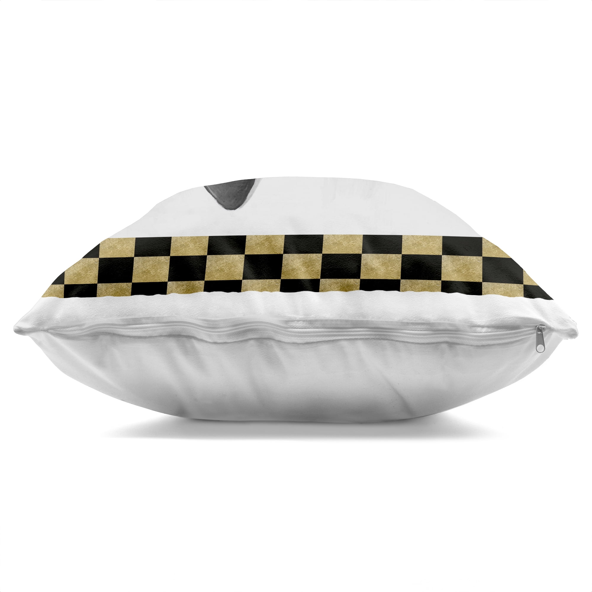 Stupell Industries Glam Black Flats Decorative Printed Throw Pillow, design by Lorenzo Collective