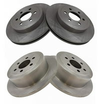 TRQ Front & Rear Brake Rotors Set Fits Select 2003-2004 Dodge Dakota