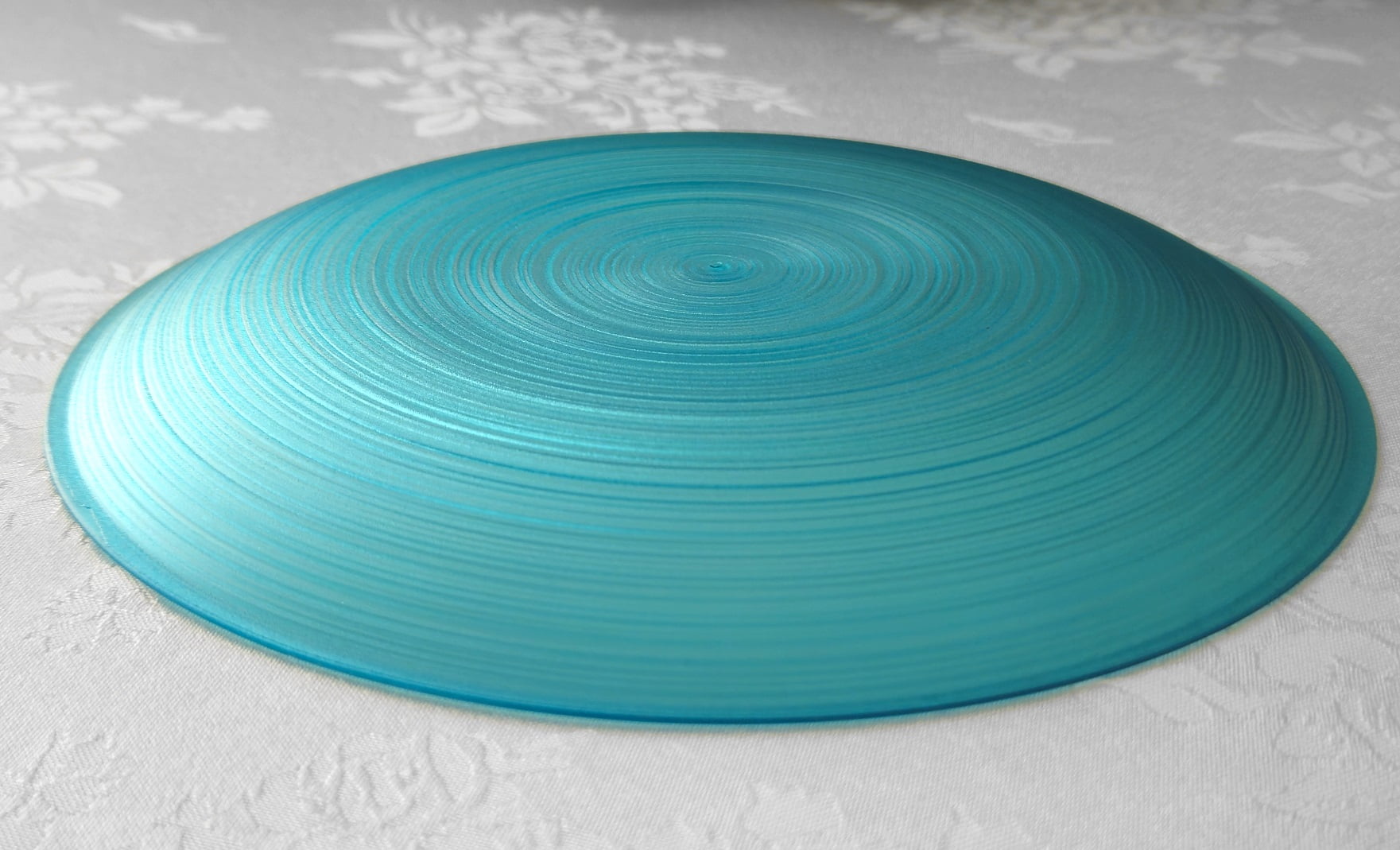 " OCCASIONS " 120 Plates Pack,(60 Guests) Premium Wedding Party Disposable Plastic Plates Set -60 x 10'' Dinner + 60 x 7'' Salad / Dessert (Belize, Aqua & Gold)