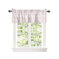 thumbnail image 2 of Kitchen Cafe Valance Curtain for Small Windows,Pink Buffalo Lattice Farmhouse Rod Pocket Short Valances Rural Farm Check Window Treatment Panel for Living Room/Bedroom/Bathroom,42x12in, 2 of 9