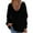Black, variant on Baqcunre Sweaters For Women Women Fashion V Neck Loose Pullover Solid Color Long Sleeves Sweater Tops Womens Tops Hoodies For Women Beige L