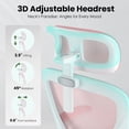 thumbnail image 3 of DECMAY Ergonomic Office Chair with Headrest, High Back Desk Chair with Lumbar Support & Flip-up Arms, 3 of 9