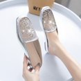 thumbnail image 1 of 2022 nuevos zapatos planos de moda para mujer, zapatos transpirables de verano para mujer, zapatos informales a la moda con puntera de goma negra, tacón bajo con lentejuelas 35 Gao Jinjia LED, 1 of 2