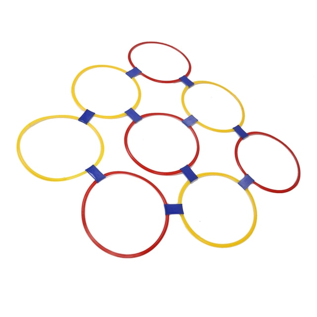 Kids Exercise Hoops Jumping Game Rings for Sensory Training Physical Fitness Hopscotch