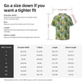 thumbnail image 5 of Pofeuu Corn On The Leaves Print Mens Casual Short Sleeve Shirts Beach Summer Spread Collar Pocket Tops Men's Casual Short-sleeved Shirt-, 5 of 5