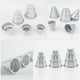 thumbnail image 2 of Moldes de pastel en miniatura de 4 piezas moldes de pastel de 3 niveles moldes para hornear cupcake tazas de budín de chocolate, 2 of 5