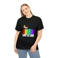 thumbnail image 2 of Human Shirt LGBTQ Pride Rainbow Flag Lesbian Gay Pride Ally Plus Size Tops for Women, 2 of 8