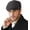 Black, variant on Classic Solid Flat Cap Newsboy Hats for Men Cabbie Driving Scally Adjustable
