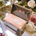 thumbnail image 3 of Luxury European Style Practical Mirror Glass Tissue Box Waterproof Paper Towel Holder Dressing Table Tray Home Decor - M, 3 of 4