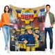 thumbnail image 1 of Sam el Bombero anti-pilling, suave, ligera, esponjosa y acogedora de lujo para hogar y cocina – Perfecta para niños y adultos,100X130cm, 1 of 6