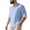 Light Blue, variant on Men's Athletic Shirts & Tees Cotton Linen Long-Sleeved Shirts Solid Color Stand-Up Collar Casual Beach Style Plus Size Grunge Tops Light Blue XL