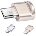 thumbnail image 3 of ziyahihome Zinc Alloy Mini TF Card Reader Laptop Phone OTG Adapter Portable Micro USB Plug Memory Card Reader, 3 of 9