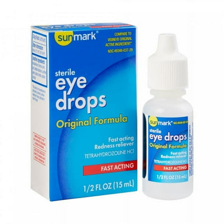 sunmark Lubricant Eye Drops, .5 fl. oz., 1 Count