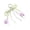 1, variant on Fashionable Flower Design Phone Charm Chain Beaded Strap Lanyard For Mobile Device Decoration And Practical Use