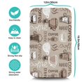 thumbnail image 5 of Sophisticated 19.5x12in Coffee Mat - Rubber-Backed, Hides Stains, Countertop Perfect, Diatom Mud, Coffee Bar Accessory, Absorbent Coffee Drying Mat, 5 of 7