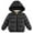 Black, variant on XBASW Toddler Kids Boys Girls Hooded Fleece Jacket Winter Warm Coat for Baby Puffer Padded Outerwear Water-Resistant Thicken Snowsuit 2-7T